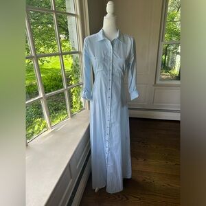 NWT Meredith Banzhoff Long Sleeve Maxi Shirtdress